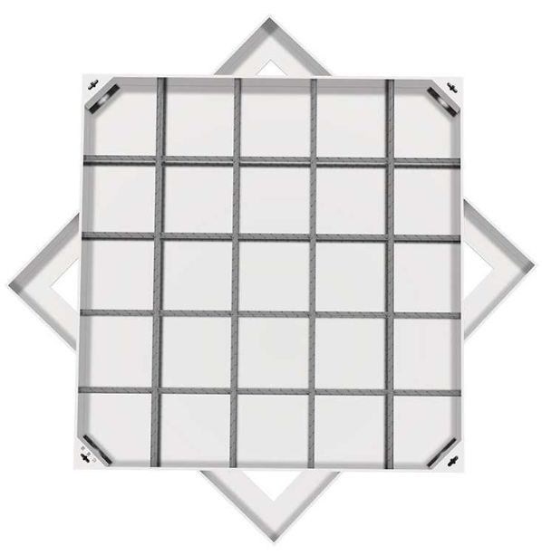 南岸不锈钢方井展示